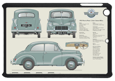 Morris Minor Series II 2dr saloon 1952-54 Small Tablet Covers